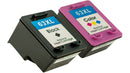 4 Pack HP 63XL Compatible Ink Cartridges F6U64AA- F6U63AA [2BKXL,2CLXL]