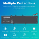 84Wh 4GVGH Battery for Dell XPS 15 9550 Precision 5510 Series 1P6KD 01P6KD P56F