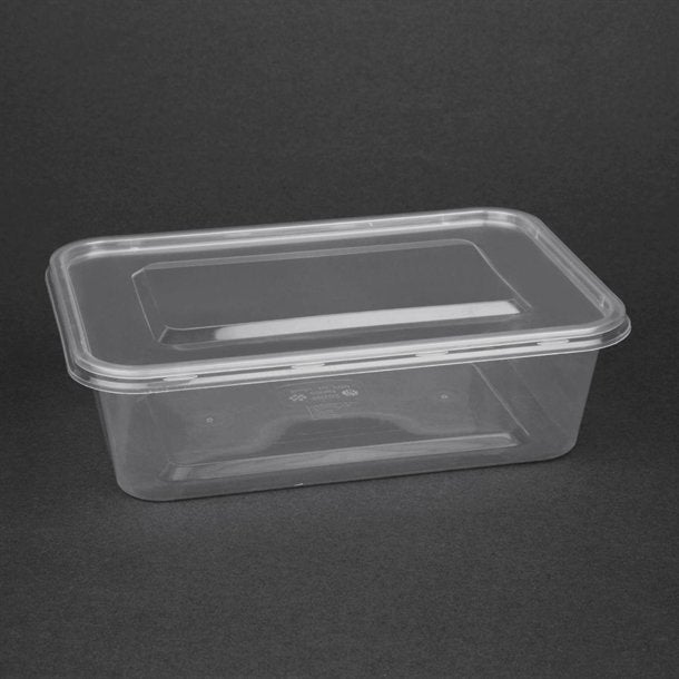 750ml (Large) | 100 Pack Food Containers Takeaway Storage Box