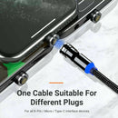 360° Fast Charge USB-C Magnetic Cable Data Charger For Samsung Fold 3 S21 Pixel 5