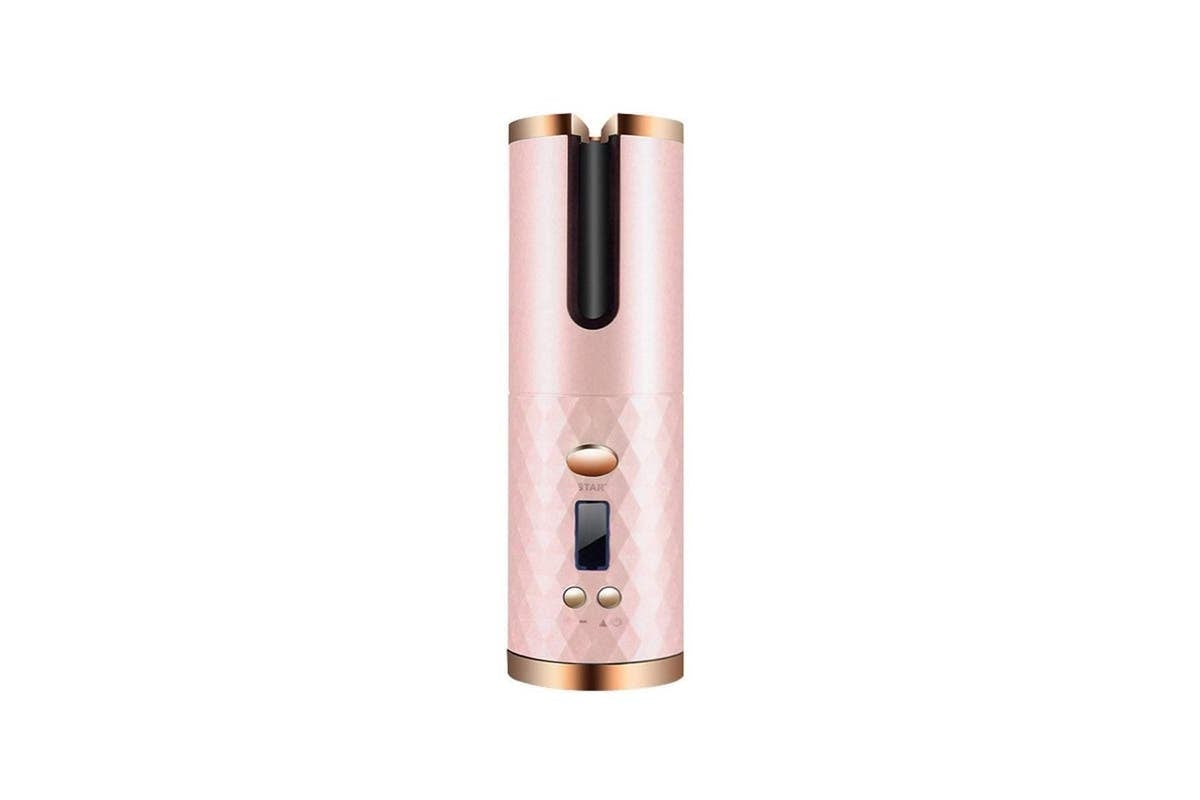 Pink Curit Machine Pink Cordless Automatic Hair Curler