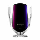 Qi Wireless Charger Car Mount Phone Holder Rack Automatic Clamping Smart Sensor