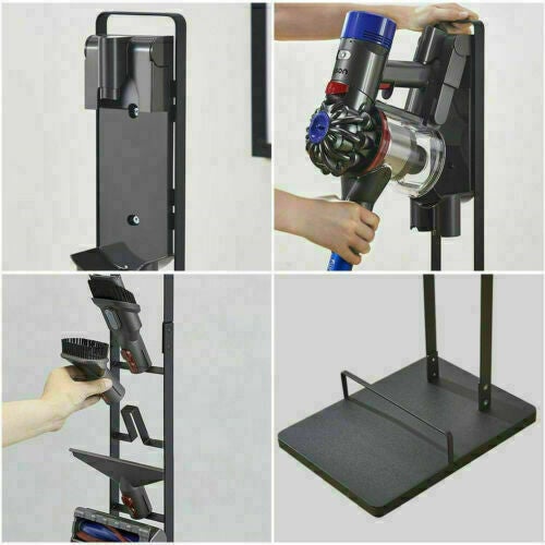 Dyson Cordless Vacuum Cleaner Metal Stand for All Dyson V6 V7 V8 V10 V11 (White)