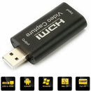 HDMI to USB Video Capture Card Screen Record 1080P HD Game Video Live Streaming Recorder