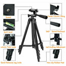 Professional Camera Tripod Stand Mount Phone Holder For iPhone / Samsung / DSLR / Phones