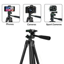 Professional Camera Tripod Stand Mount Phone Holder For iPhone / Samsung / DSLR / Phones