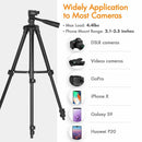 Professional Camera Tripod Stand Mount Phone Holder For iPhone / Samsung / DSLR / Phones