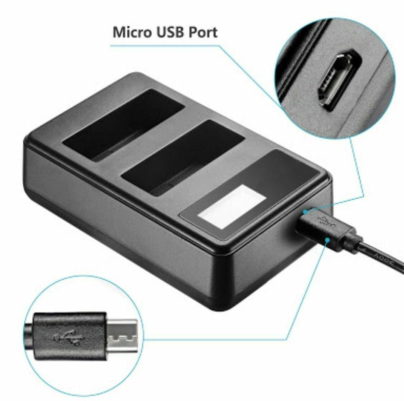 EN-EL14 Camera DUAL Charger for Nikon D5100 D3100 D3200 D3300