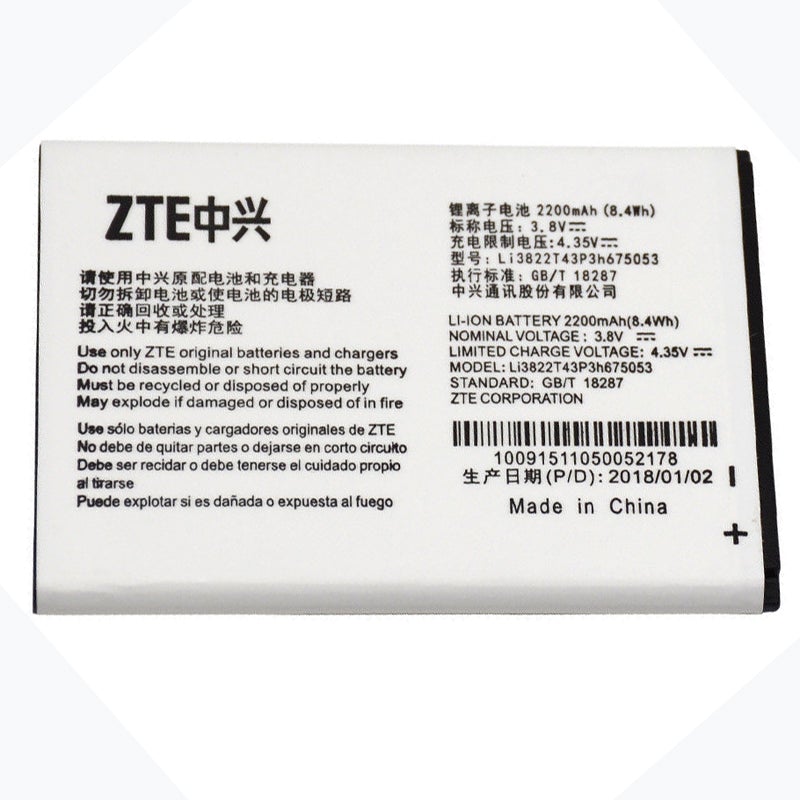 Battery For ZTE A430 Blade Q Lux Telstra 4GX Buzz Li3822T43P3h675053 + Warranty
