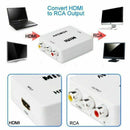 3RCA HDMI To AV Converter CVBS Video Cable HDMI2AV Converter 1080p upscaling