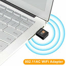 WiFi Wireless Dongle Dual Band 600Mbps AC600 Lan Network Adapter 2.4GHz 5GHz