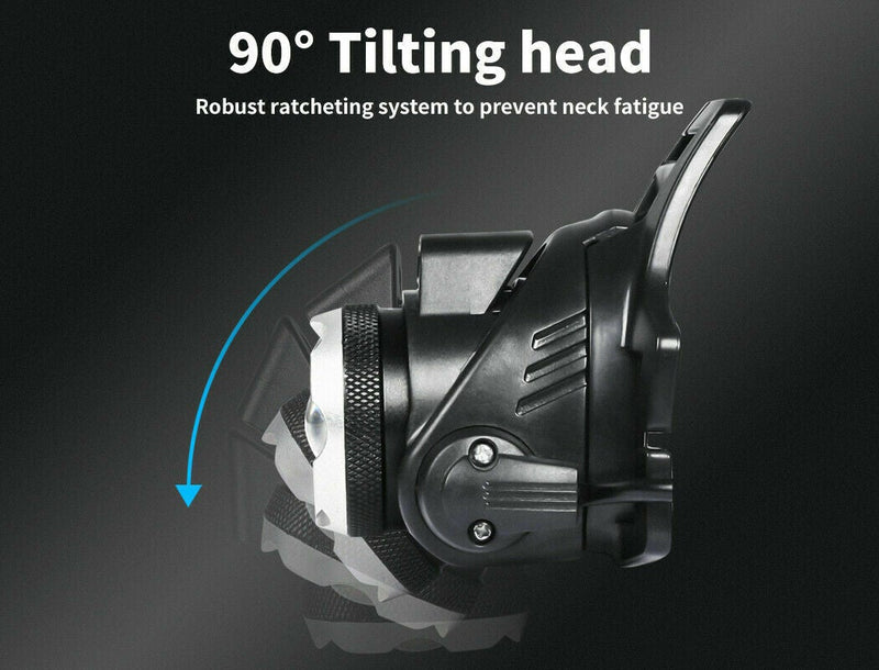LED Outdoor Headlamp Camping Headlight Flashlight Head Torch Light Rechargeable